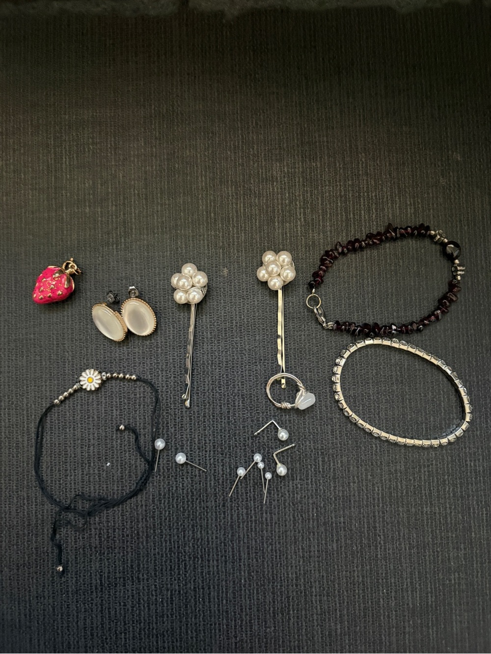 Assorted jewlery bundle - handmade & thrifted